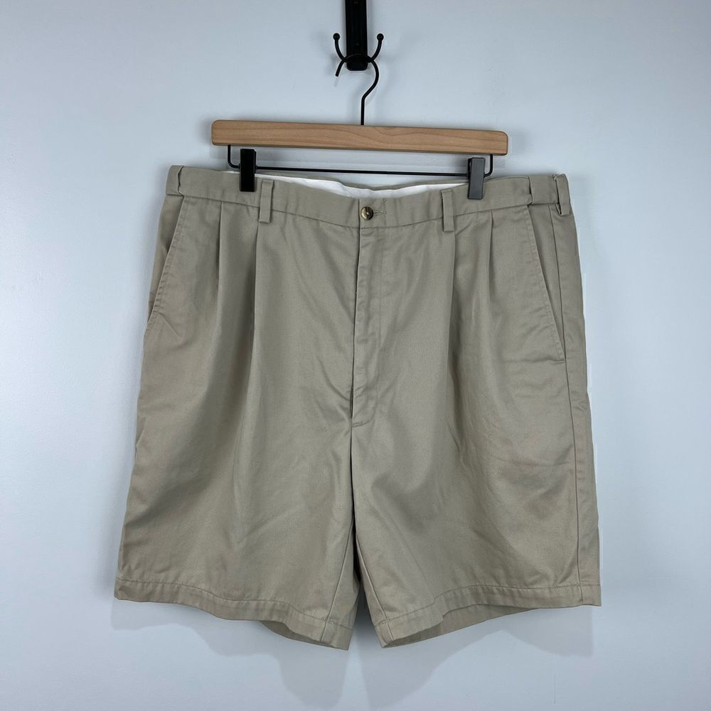 Men’s Haggar 100% Cotton Khaki Chino Shorts 40